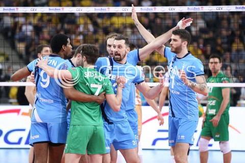  24.03.2016 LODZ POLAND<br />
SIATKOWKA LIGA MISTRZOW MEN CEV VOLLEYBALL CHAMPIONS LEAGUE 2015/2016<br />
MATCH PGE SKRA BELCHATOW - ZENIT KAZAN<br />
N/Z RADOSC EMOCJE WYGRANA<br />
 