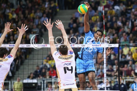  24.03.2016 LODZ POLAND<br />
SIATKOWKA LIGA MISTRZOW MEN CEV VOLLEYBALL CHAMPIONS LEAGUE 2015/2016<br />
MATCH PGE SKRA BELCHATOW - ZENIT KAZAN<br />
N/Z WILFREDO LEON<br />
 