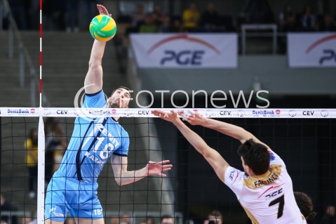  24.03.2016 LODZ POLAND<br />
SIATKOWKA LIGA MISTRZOW MEN CEV VOLLEYBALL CHAMPIONS LEAGUE 2015/2016<br />
MATCH PGE SKRA BELCHATOW - ZENIT KAZAN<br />
N/Z MAXIM MIKHAILOV<br />
 