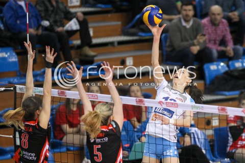  24.03.2016 RZESZOW<br />SIATKOWKA ORLEN LIGA 2015/2016 WOMEN VOLLEYBALL POLAND POLISH ORLENLIGA LEAGUE SEASON 2015/2016<br />MECZ O 9. MIEJSCE<br />MECZ DEVELOPRES SKYRES RZESZOW - KS PALAC BYDGOSZCZ <br />N/Z MAGDA JAGODZINSKA <br /> 