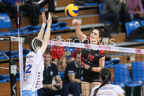  24.03.2016 RZESZOW<br />SIATKOWKA ORLEN LIGA 2015/2016 WOMEN VOLLEYBALL POLAND POLISH ORLENLIGA LEAGUE SEASON 2015/2016<br />MECZ O 9. MIEJSCE<br />MECZ DEVELOPRES SKYRES RZESZOW - KS PALAC BYDGOSZCZ <br />N/Z JAGODA MATERNIA <br /> 