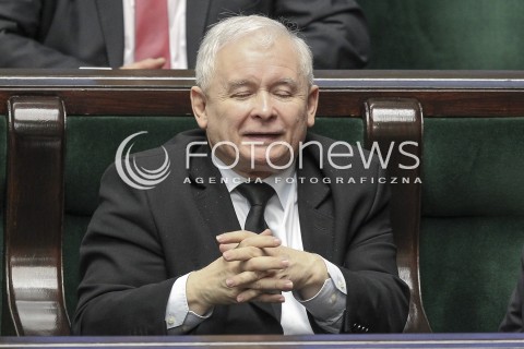  31.03.2016 WARSZAWA SEJM<br />POSIEDZENIE SEJMU RP<br />N/Z JAROSLAW KACZYNSKI<br /> 
