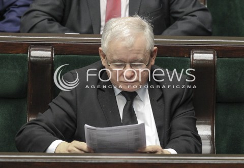  31.03.2016 WARSZAWA SEJM<br />POSIEDZENIE SEJMU RP<br />N/Z JAROSLAW KACZYNSKI<br /> 