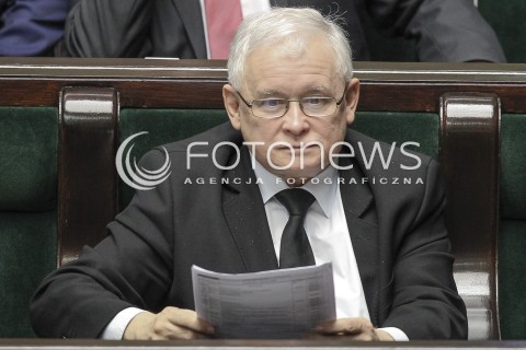  31.03.2016 WARSZAWA SEJM<br />POSIEDZENIE SEJMU RP<br />N/Z JAROSLAW KACZYNSKI<br /> 