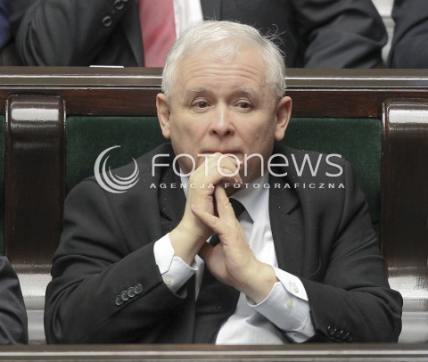  31.03.2016 WARSZAWA SEJM<br />POSIEDZENIE SEJMU RP<br />N/Z JAROSLAW KACZYNSKI<br /> 