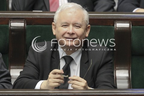  31.03.2016 WARSZAWA SEJM<br />POSIEDZENIE SEJMU RP<br />N/Z JAROSLAW KACZYNSKI<br /> 