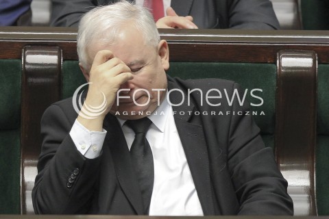  31.03.2016 WARSZAWA SEJM<br />POSIEDZENIE SEJMU RP<br />N/Z JAROSLAW KACZYNSKI<br /> 