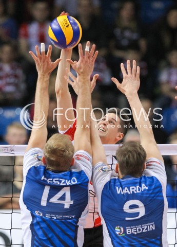  31.03.2016 RZESZOW<br />SIATKOWKA PLUSLIGA 2015/2016 MEN VOLLEYBALL POLAND POLISH PLUS LIGA LEAGUE SEASON 2015/2016<br />MECZ ASSECO RESOVIA RZESZOW - MKS BEDZIN <br />N/Z NIKOLAY PENCHEV ( NIKOLAJ PENCZEW ) <br /> 