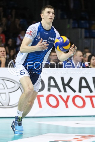  31.03.2016 RZESZOW<br />SIATKOWKA PLUSLIGA 2015/2016 MEN VOLLEYBALL POLAND POLISH PLUS LIGA LEAGUE SEASON 2015/2016<br />MECZ ASSECO RESOVIA RZESZOW - MKS BEDZIN <br />N/Z VIACESLAW BATCHKALA SYLWETKA <br /> 