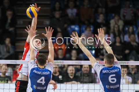  31.03.2016 RZESZOW<br />SIATKOWKA PLUSLIGA 2015/2016 MEN VOLLEYBALL POLAND POLISH PLUS LIGA LEAGUE SEASON 2015/2016<br />MECZ ASSECO RESOVIA RZESZOW - MKS BEDZIN <br />N/Z BARTOSZ KUREK <br /> 