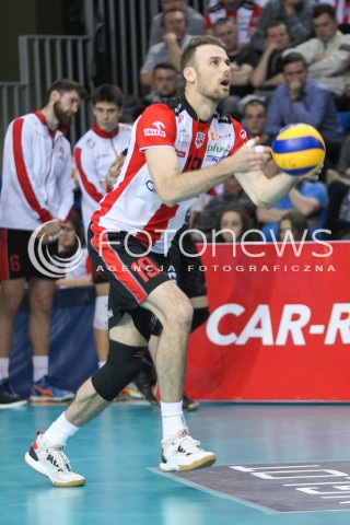  31.03.2016 RZESZOW<br />SIATKOWKA PLUSLIGA 2015/2016 MEN VOLLEYBALL POLAND POLISH PLUS LIGA LEAGUE SEASON 2015/2016<br />MECZ ASSECO RESOVIA RZESZOW - MKS BEDZIN <br />N/Z RUSSELL HOLMES SYLWETKA <br /> 