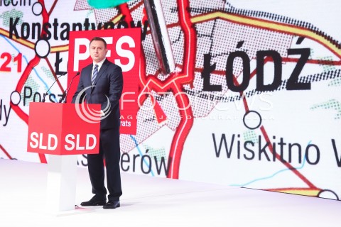  02.04.2016 LODZ<br />
SAMORZADOWY KONGRES SOJUSZU LEWICY DEMOKRATYCZNEJ W LODZI<br />
N/Z TOMASZ TRELA SYLWETKA<br />
 
