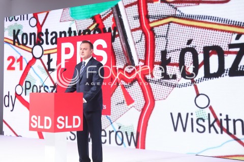  02.04.2016 LODZ<br />
SAMORZADOWY KONGRES SOJUSZU LEWICY DEMOKRATYCZNEJ W LODZI<br />
N/Z TOMASZ TRELA SYLWETKA<br />
 