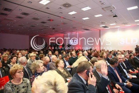  02.04.2016 LODZ<br />SAMORZADOWY KONGRES SOJUSZU LEWICY DEMOKRATYCZNEJ W LODZI<br />N/Z WIDOWNIA WYBORCY SLD<br /> 