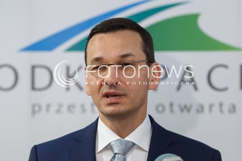  06.04.2016 RZESZOW<br />WIZYTA WICEPREMIERA I MINISTRA ROZWOJU MATEUSZA MORAWIECKIEGO NA PODKARPACIU <br />N/Z MATEUSZ MORAWIECKI<br /> 