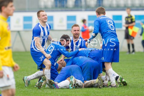  09.04.2016 RZESZOW <br />PILKA NOZNA III LIGA LUBELSKO - PODKARPACKA SEZON 2015/2016 <br />MECZ STAL RZESZOW - MOTOR LUBLIN <br />N/Z MICHAL SZYMANSKI LUKASZ SZCZOCZARZ RADOSC BRAMKA GOL NA 1:0 DLA STALI<br /> 