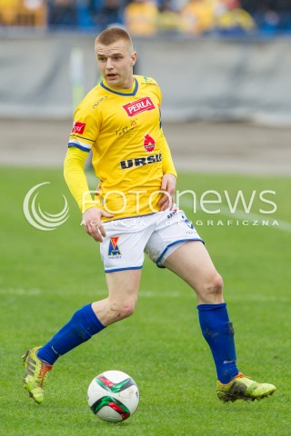  09.04.2016 RZESZOW <br />PILKA NOZNA III LIGA LUBELSKO - PODKARPACKA SEZON 2015/2016 <br />MECZ STAL RZESZOW - MOTOR LUBLIN <br />N/Z TOMASZ TYMOSIAK SYLWETKA <br /> 