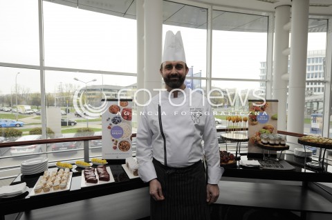  12.04.2016 WARSZAWA <br />PRESS BRIEFING MARKI NOVOTEL<br />N/Z SZEF KUCHNI<br /> 