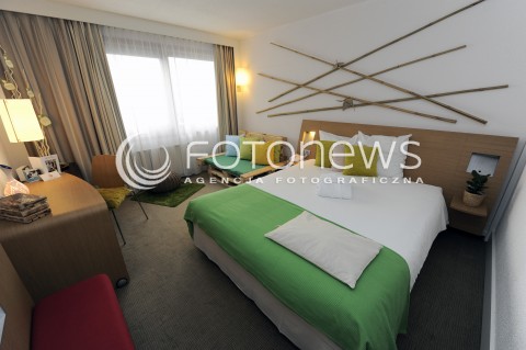  12.04.2016 WARSZAWA <br />PRESS BRIEFING MARKI NOVOTEL<br />N/Z POKOJ HOTELOWY<br /> 