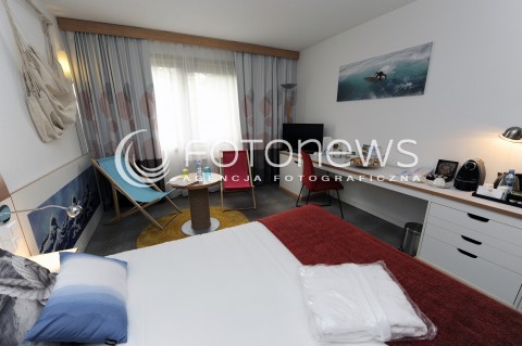  12.04.2016 WARSZAWA <br />PRESS BRIEFING MARKI NOVOTEL<br />N/Z POKOJ HOTELOWY<br /> 