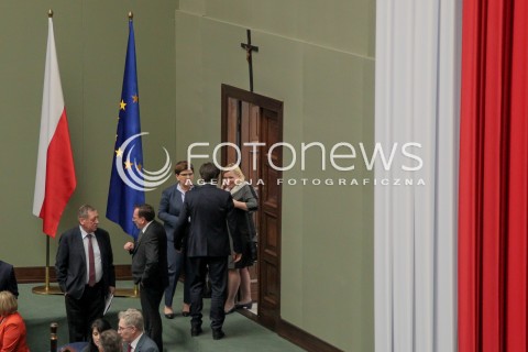  13.04.2016 WARSZAWA SEJM<br />POSIEDZENIE SEJMU RP<br />N/Z PREMIER BEATA SZYDLO ZBIGNIEW ZIOBRO<br /> 