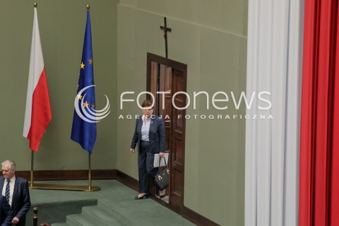  13.04.2016 WARSZAWA SEJM<br />POSIEDZENIE SEJMU RP<br />N/Z PREMIER BEATA SZYDLO<br /> 