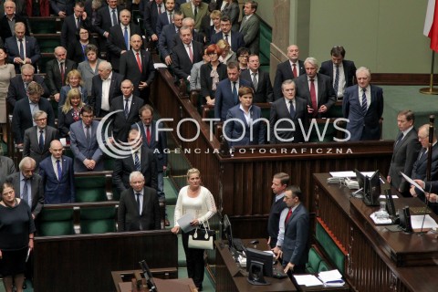  13.04.2016 WARSZAWA SEJM<br />POSIEDZENIE SEJMU RP<br />N/Z POSLOWIE SALA OBRAD PREMIER BEATA SZYDLO PIOTR GLINSKI<br /> 