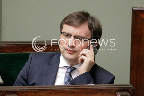  13.04.2016 WARSZAWA SEJM<br />POSIEDZENIE SEJMU RP<br />N/Z ZBIGNIEW ZIOBRO<br /> 
