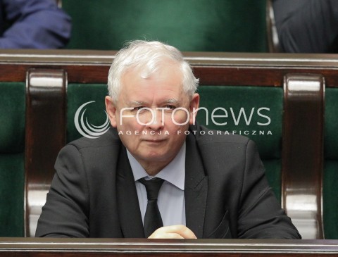  13.04.2016 WARSZAWA SEJM<br />POSIEDZENIE SEJMU RP<br />N/Z JAROSLAW KACZYNSKI<br /> 