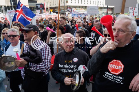  16.04.2016 WARSZAWA<br /> PROTEST STOP BANKOWEMU BEZPRAWIU<br /> N/Z UCZESTNICY<br />  