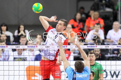  16.04.2016 KRAKOW <br />SIATKOWKA MEZCZYZN LIGA MISTRZOW FINAL FOUR 2016 CHAMPIONS LEAGUE <br />2016 CEV DenizBank Volleyball Men Champions League Final Four season 2015/2016<br />MECZ POLFINALOWY Semifinal match <br />MECZ ASSECO RESOVIA RZESZOW - ZENIT KAZAN <br />N/Z DMYTRO PASHYTSKYY ( PASZYCKI ) <br /> 