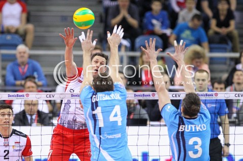  16.04.2016 KRAKOW <br />SIATKOWKA MEZCZYZN LIGA MISTRZOW FINAL FOUR 2016 CHAMPIONS LEAGUE <br />2016 CEV DenizBank Volleyball Men Champions League Final Four season 2015/2016<br />MECZ POLFINALOWY Semifinal match <br />MECZ ASSECO RESOVIA RZESZOW - ZENIT KAZAN <br />N/Z OLIEG ACHREM ( ALEH AKHREM ) <br /> 