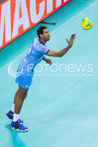  16.04.2016 KRAKOW <br />SIATKOWKA MEZCZYZN LIGA MISTRZOW FINAL FOUR 2016 CHAMPIONS LEAGUE <br />2016 CEV DenizBank Volleyball Men Champions League Final Four season 2015/2016<br />MECZ POLFINALOWY Semifinal match <br />MECZ ASSECO RESOVIA RZESZOW - ZENIT KAZAN <br />N/Z WILFREDO LEON VENERO SYLWETKA ZAGRYWKA ATAK<br /> 