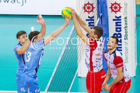  16.04.2016 KRAKOW <br />SIATKOWKA MEZCZYZN LIGA MISTRZOW FINAL FOUR 2016 CHAMPIONS LEAGUE <br />2016 CEV DenizBank Volleyball Men Champions League Final Four season 2015/2016<br />MECZ POLFINALOWY Semifinal match <br />MECZ ASSECO RESOVIA RZESZOW - ZENIT KAZAN <br />N/Z DMYTRO PASHYTSKYY ( PASZYCKI ) IGOR KOBZAR <br /> 