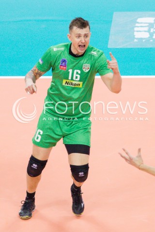  16.04.2016 KRAKOW <br />SIATKOWKA MEZCZYZN LIGA MISTRZOW FINAL FOUR 2016 CHAMPIONS LEAGUE <br />2016 CEV DenizBank Volleyball Men Champions League Final Four season 2015/2016<br />MECZ POLFINALOWY Semifinal match <br />MECZ ASSECO RESOVIA RZESZOW - ZENIT KAZAN <br />N/Z KRZYSZTOF IGNACZAK RADOSC EMOCJE SYLWETKA <br /> 