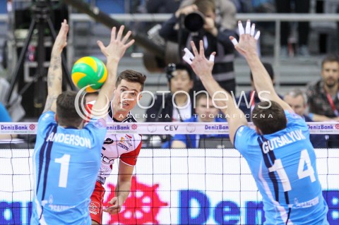  16.04.2016 KRAKOW <br />SIATKOWKA MEZCZYZN LIGA MISTRZOW FINAL FOUR 2016 CHAMPIONS LEAGUE <br />2016 CEV DenizBank Volleyball Men Champions League Final Four season 2015/2016<br />MECZ POLFINALOWY Semifinal match <br />MECZ ASSECO RESOVIA RZESZOW - ZENIT KAZAN <br />N/Z THOMAS JAESCHKE <br /> 