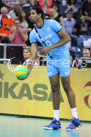  16.04.2016 KRAKOW <br />SIATKOWKA MEZCZYZN LIGA MISTRZOW FINAL FOUR 2016 CHAMPIONS LEAGUE <br />2016 CEV DenizBank Volleyball Men Champions League Final Four season 2015/2016<br />MECZ POLFINALOWY Semifinal match <br />MECZ ASSECO RESOVIA RZESZOW - ZENIT KAZAN <br />N/Z WILFREDO LEON VENERO SYLWETKA <br /> 