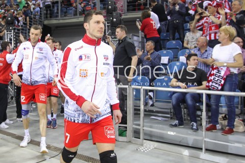  16.04.2016 KRAKOW <br />SIATKOWKA MEZCZYZN LIGA MISTRZOW FINAL FOUR 2016 CHAMPIONS LEAGUE <br />2016 CEV DenizBank Volleyball Men Champions League Final Four season 2015/2016<br />MECZ POLFINALOWY Semifinal match <br />MECZ ASSECO RESOVIA RZESZOW - ZENIT KAZAN <br />N/Z OLIEG ACHREM ( ALEH AKHREM ) <br /> 