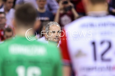  16.04.2016 KRAKOW <br />SIATKOWKA MEZCZYZN LIGA MISTRZOW FINAL FOUR 2016 CHAMPIONS LEAGUE <br />2016 CEV DenizBank Volleyball Men Champions League Final Four season 2015/2016<br />MECZ POLFINALOWY Semifinal match <br />MECZ ASSECO RESOVIA RZESZOW - ZENIT KAZAN <br />N/Z ANDRZEJ KOWAL - I TRENER ( HEAD COACH ) <br /> 