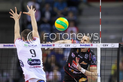 16.04.2016 KRAKOW <br />SIATKOWKA MEZCZYZN LIGA MISTRZOW FINAL FOUR 2016 CHAMPIONS LEAGUE <br />2016 CEV DenizBank Volleyball Men Champions League Final Four season 2015/2016<br />MECZ POLFINALOWY Semifinal match <br />MECZ TRENTINO DIATEC - CUCINE LUBE CIVITANOVA <br />N/Z OSMANY PORTUONDO JUANTORENA <br /> 