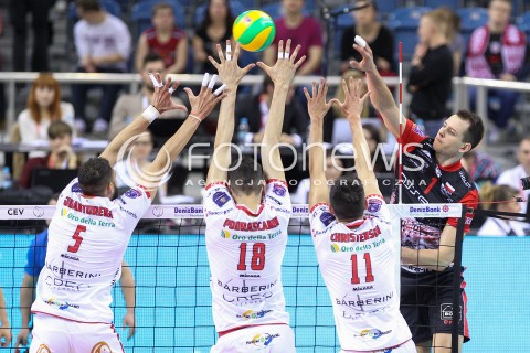  17.04.2016 KRAKOW <br />SIATKOWKA MEZCZYZN LIGA MISTRZOW FINAL FOUR 2016 CHAMPIONS LEAGUE <br />2016 CEV DenizBank Volleyball Men Champions League Final Four season 2015/2016<br />MECZ O 3. MIEJSCE Third place match <br />MECZ ASSECO RESOVIA RZESZOW - CUCINE LUBE CIVITANOVA <br />N/Z BARTOSZ KUREK <br /> 