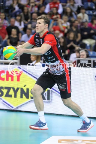  17.04.2016 KRAKOW <br />SIATKOWKA MEZCZYZN LIGA MISTRZOW FINAL FOUR 2016 CHAMPIONS LEAGUE <br />2016 CEV DenizBank Volleyball Men Champions League Final Four season 2015/2016<br />MECZ O 3. MIEJSCE Third place match <br />MECZ ASSECO RESOVIA RZESZOW - CUCINE LUBE CIVITANOVA <br />N/Z LUKAS TICHACEK SYLWETKA <br /> 