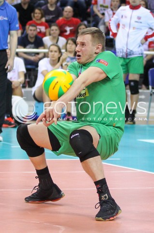  17.04.2016 KRAKOW <br />SIATKOWKA MEZCZYZN LIGA MISTRZOW FINAL FOUR 2016 CHAMPIONS LEAGUE <br />2016 CEV DenizBank Volleyball Men Champions League Final Four season 2015/2016<br />MECZ O 3. MIEJSCE Third place match <br />MECZ ASSECO RESOVIA RZESZOW - CUCINE LUBE CIVITANOVA <br />N/Z DAMIAN WOJTASZEK SYLWETKA <br /> 