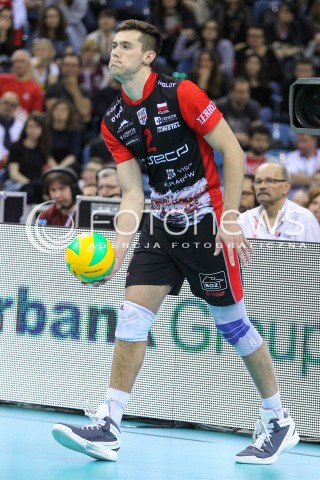  17.04.2016 KRAKOW <br />SIATKOWKA MEZCZYZN LIGA MISTRZOW FINAL FOUR 2016 CHAMPIONS LEAGUE <br />2016 CEV DenizBank Volleyball Men Champions League Final Four season 2015/2016<br />MECZ O 3. MIEJSCE Third place match <br />MECZ ASSECO RESOVIA RZESZOW - CUCINE LUBE CIVITANOVA <br />N/Z THOMAS JAESCHKE SYLWETKA <br /> 