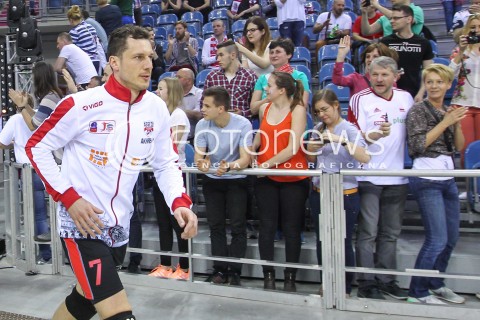  17.04.2016 KRAKOW <br />SIATKOWKA MEZCZYZN LIGA MISTRZOW FINAL FOUR 2016 CHAMPIONS LEAGUE <br />2016 CEV DenizBank Volleyball Men Champions League Final Four season 2015/2016<br />MECZ O 3. MIEJSCE Third place match <br />MECZ ASSECO RESOVIA RZESZOW - CUCINE LUBE CIVITANOVA <br />N/Z OLIEG ACHREM ( ALEH AKHREM ) KIBICE<br /> 
