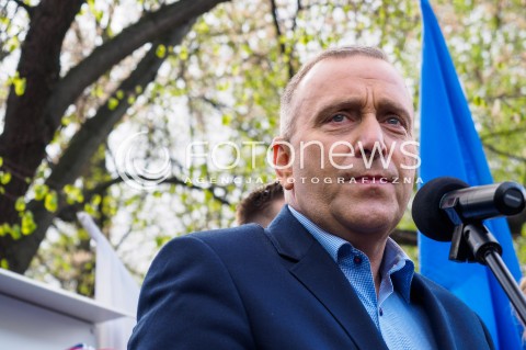  20.04.2016 WARSZAWA<br /> KONFERENCJA LIDEROW OPOZYCJI W SPRAWIE MARSZU 7 MAJA<br /> N/Z GRZEGORZ SCHETYNA<br />  