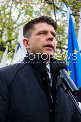  20.04.2016 WARSZAWA<br /> KONFERENCJA LIDEROW OPOZYCJI W SPRAWIE MARSZU 7 MAJA<br /> N/Z RYSZARD PETRU<br />  