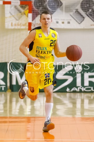  23.04.2016 RZESZOW <br />
KOSZYKOWKA 1 LIGA MEZCZYZN<br />
MECZ MAX ELEKTRO SOKOL LANCUT - LEGIA WARSZAWA <br />
N/Z KRZYSZTOF JAKOBCZYK SYLWETKA <br />
 