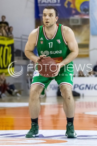  23.04.2016 RZESZOW <br />
KOSZYKOWKA 1 LIGA MEZCZYZN<br />
MECZ MAX ELEKTRO SOKOL LANCUT - LEGIA WARSZAWA <br />
N/Z MARCEL WILCZEK SYLWETKA <br />
 