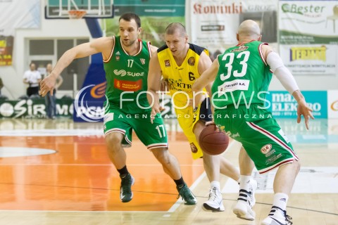  23.04.2016 RZESZOW <br />
KOSZYKOWKA 1 LIGA MEZCZYZN<br />
MECZ MAX ELEKTRO SOKOL LANCUT - LEGIA WARSZAWA <br />
N/Z RAFAL KULIKOWSKI MARCEL WILCZEK <br />
 